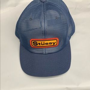Stussy Blue Trucker Hat. New without tag